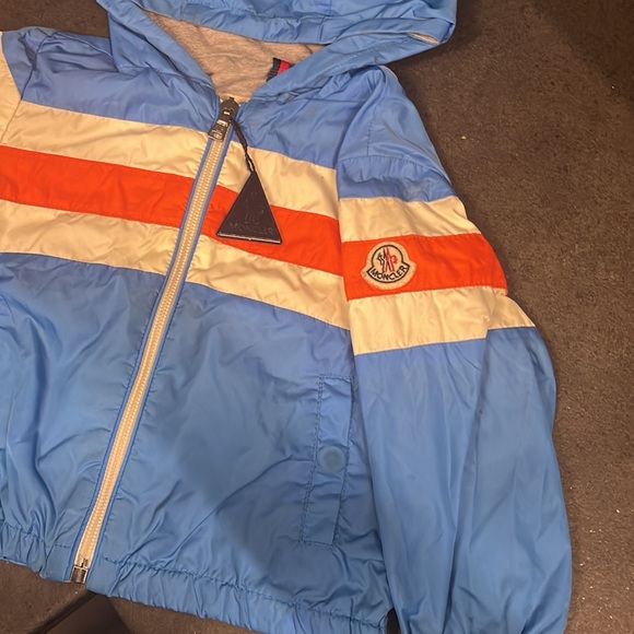 baby moncler windbreaker Blue and Orange - Picture 2 of 3